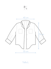 Leñadora Terciopelo 100% Algodón Orgánico