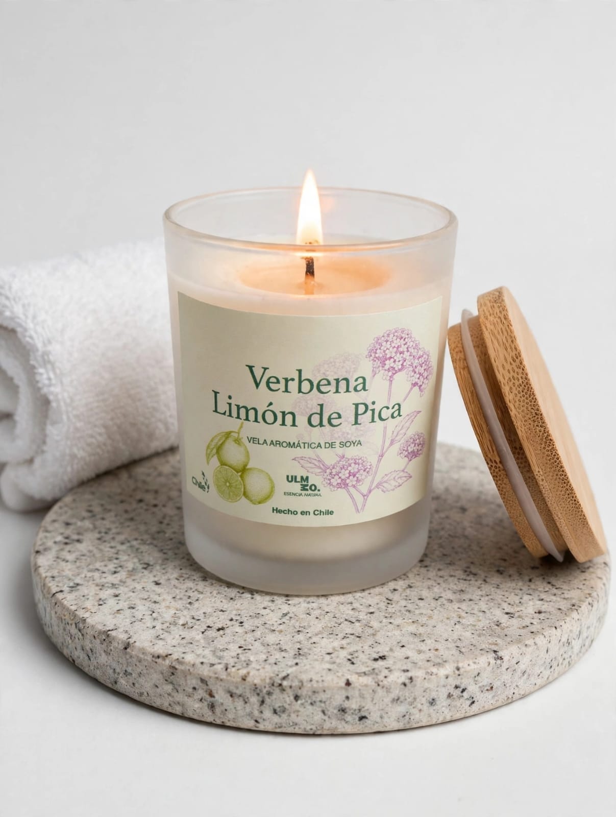 Vela de Soja Verbena Limón de Pica  200grs