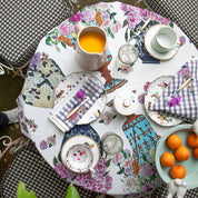 Mantel Peonías - Lino Poliéster