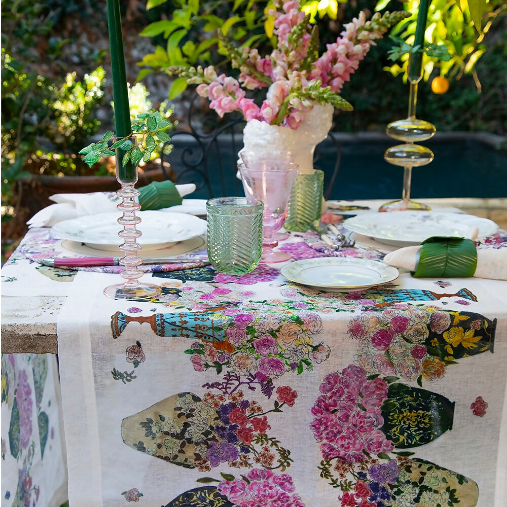 Camino de mesa Peonias - Velo Organza