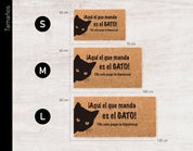 Aquí el que manda es el gato