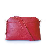 Cartera de cuero modelo MAITE Rojo
