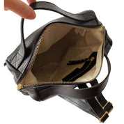 Mochila de cuero modelo MATILDE Negro