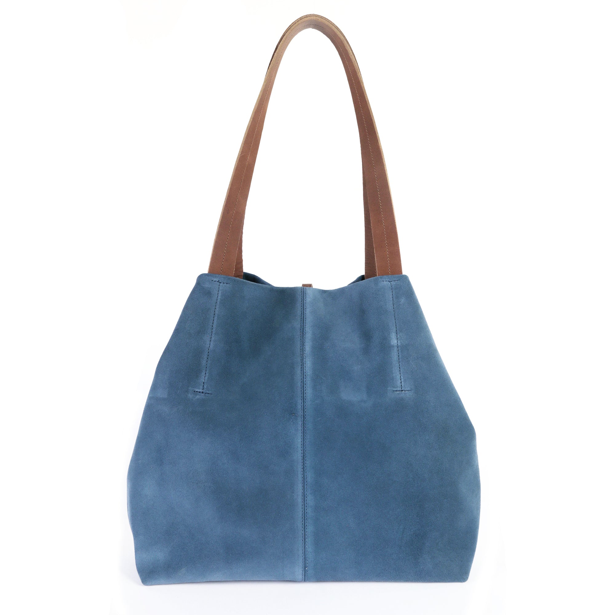 Cartera de cuero modelo JANE Azul