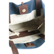 Cartera de cuero modelo JANE Azul