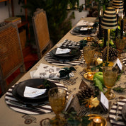 Mantel Cascanueces Dorado - Organza Mostaza