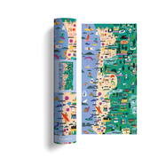 Mapa Ilustrado Matanzas/ Puertecillo/ Pichilemu