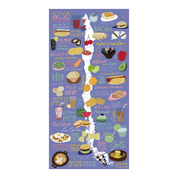 Mapa Ilustrado Comidas, Bebidas y Frases de Chile