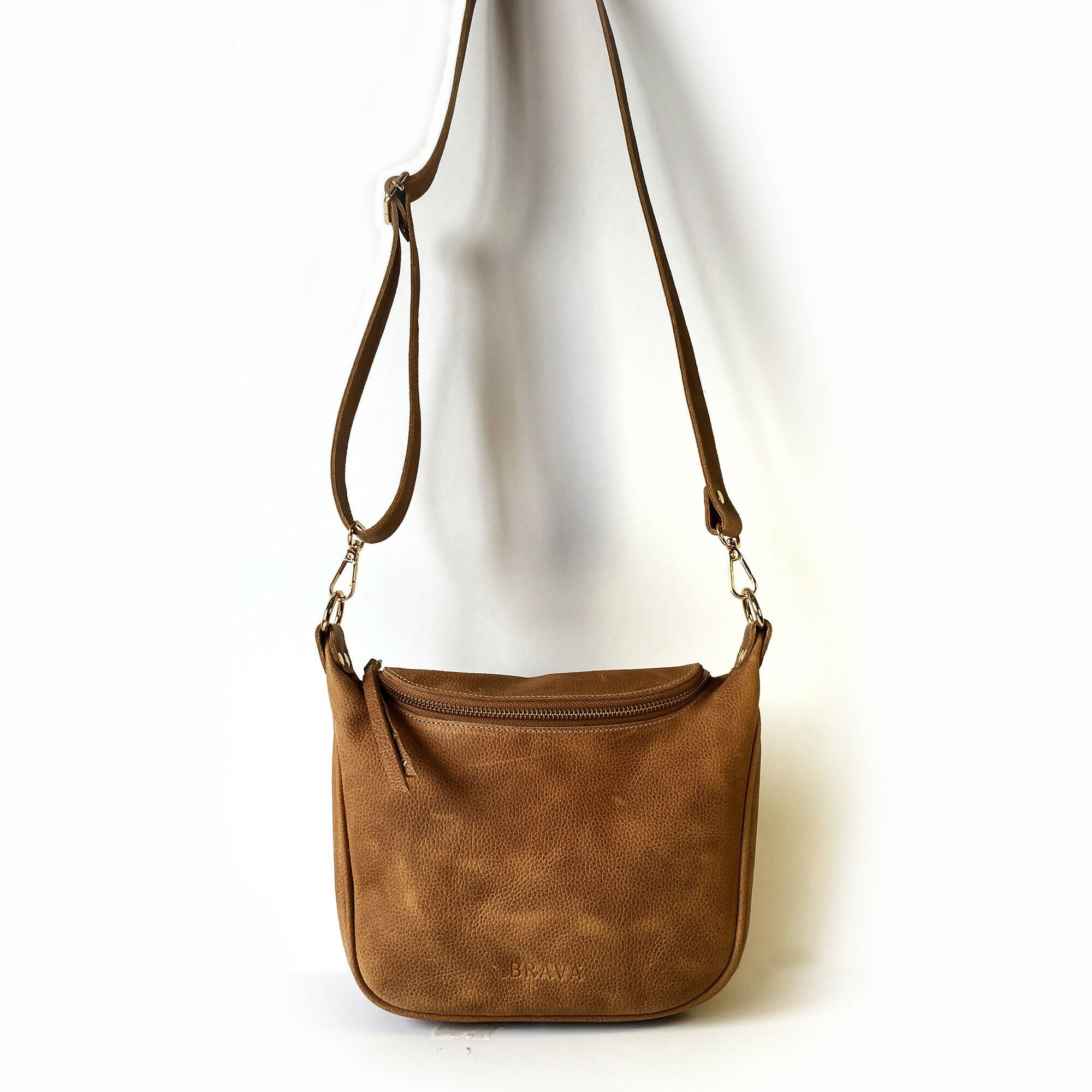 Bandolera de cuero modelo FELICIA