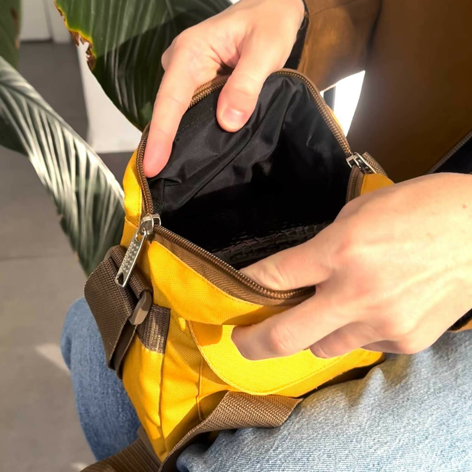 Bandolera Sustentable Amarilla