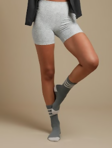 Calcetín Grip Gris Storm