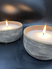 Velas decorativas de cerámica gres