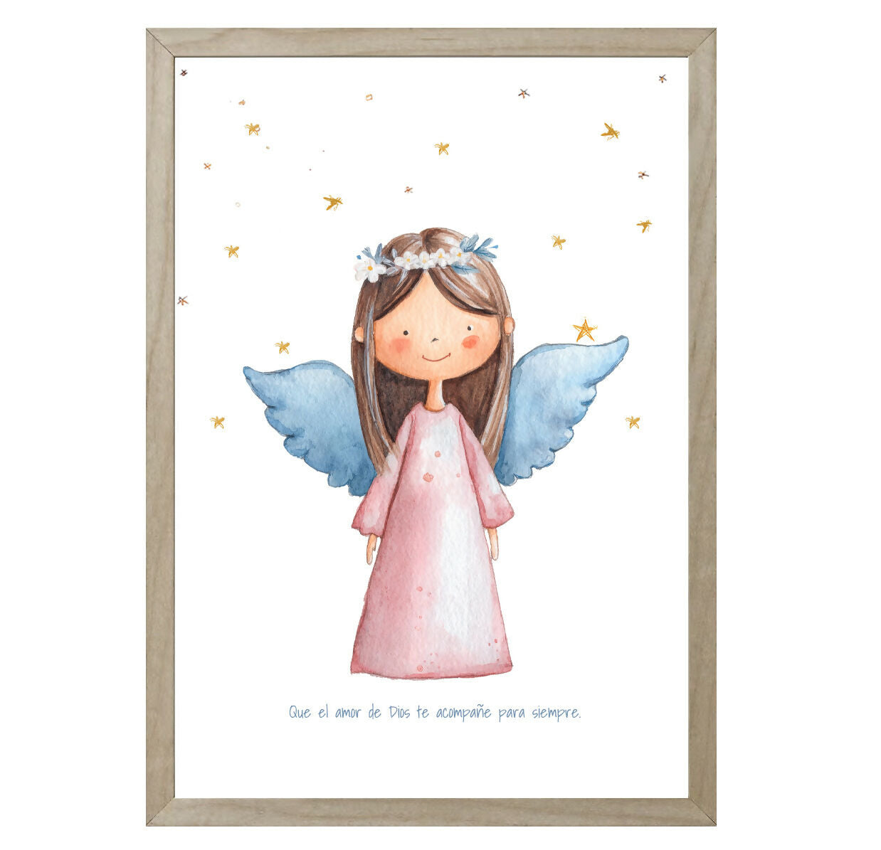 CUADRO ANGELITA ROSADA 15x20 cm / 20x30 cm