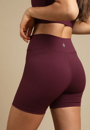 Biker Eco Short Mauve Wine