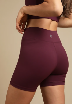 Biker Eco Short Mauve Wine