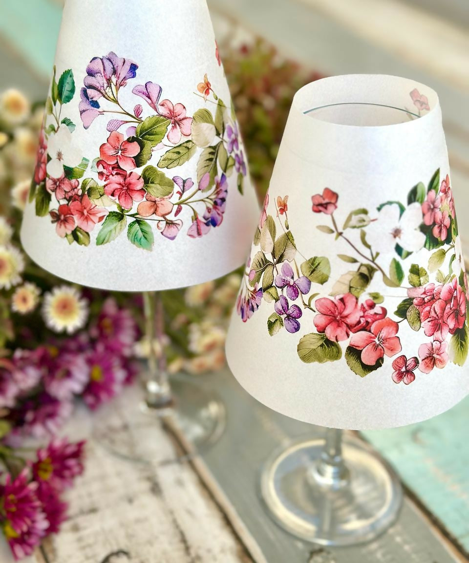 pantalla Plato Flores Antiguo