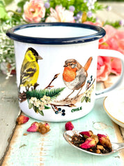 Tazón Enlozado Aves Chilenas