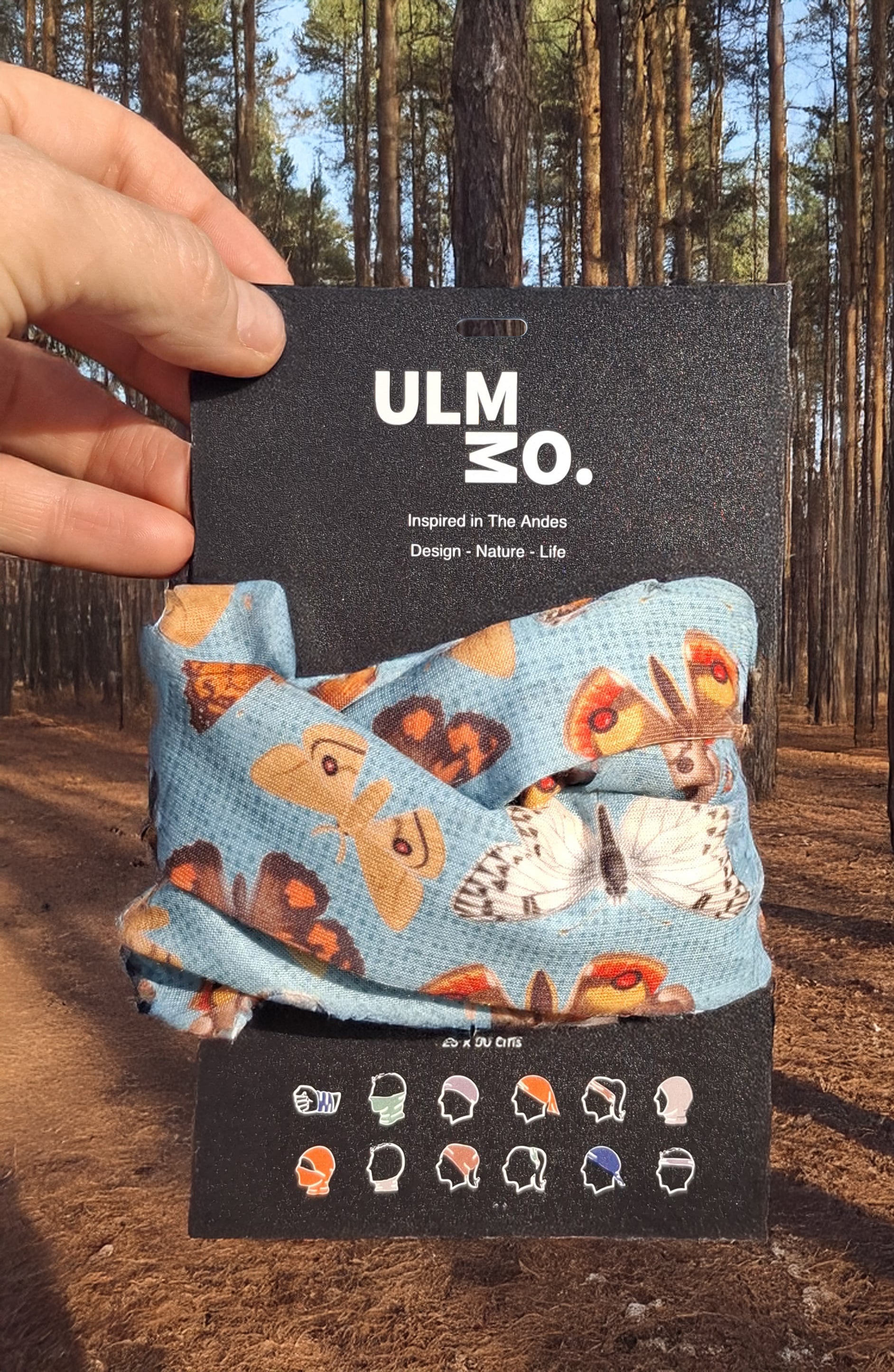 BANDANA MARIPOSAS DE CHILE