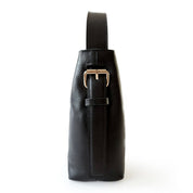 Cartera de cuero modelo PAULA Negro