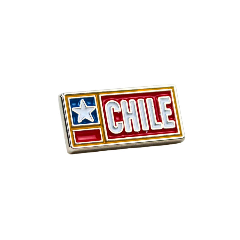 Pin Metálico de Chile Bandera