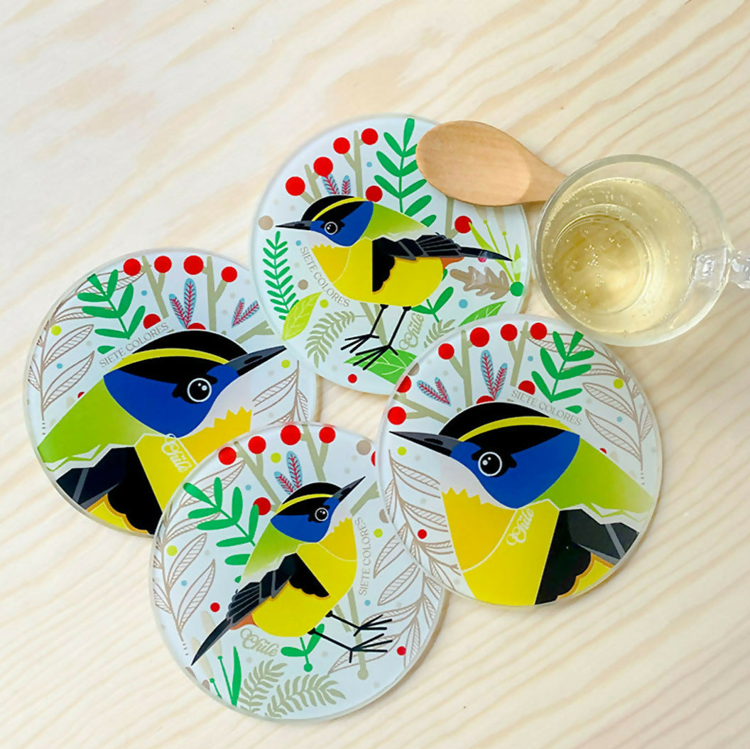 Posavasos Siete colores 