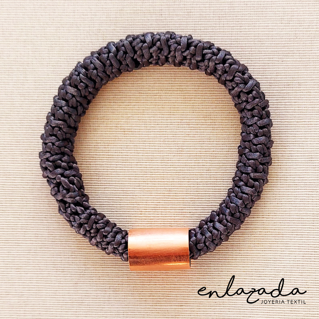 Pulsera Zoe color Grafito
