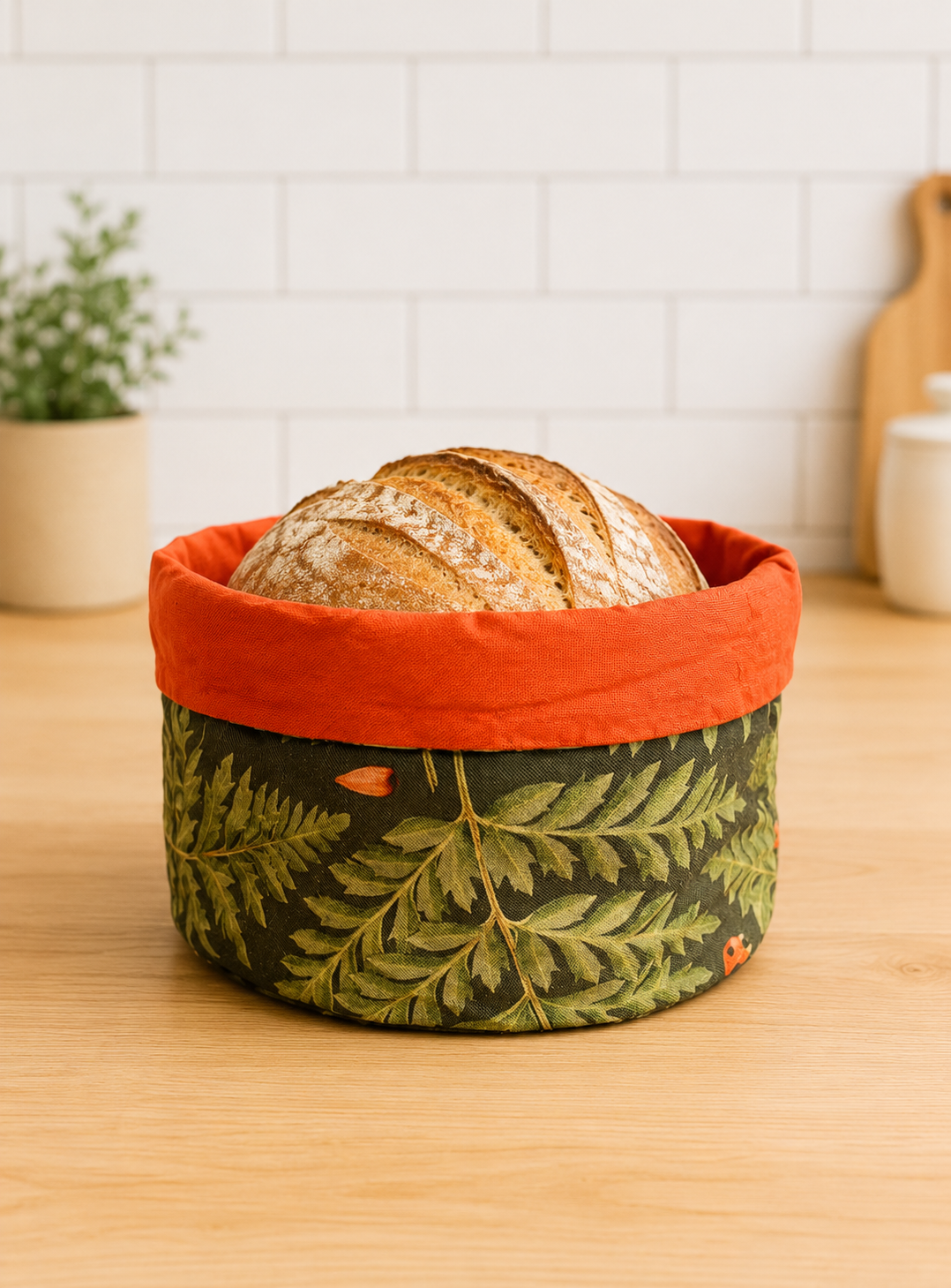 Panera textil Puelo Verde – Colección “Creado x Caro Ruiz”