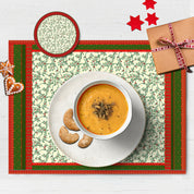 Individuales de papel Navidad Ramitas