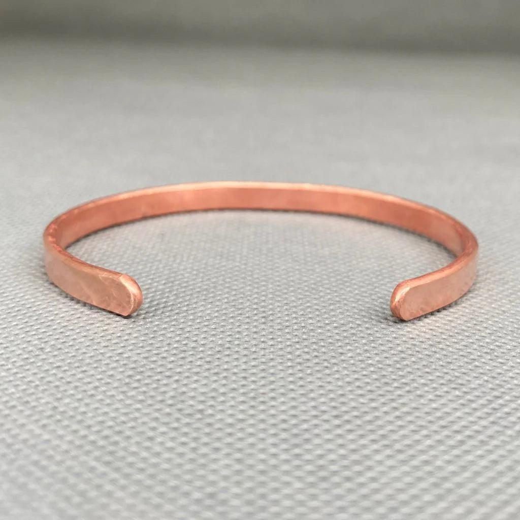 Pulsera Cobre Martillada Mujer