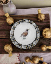 Juego para 6 personas platos Codornices