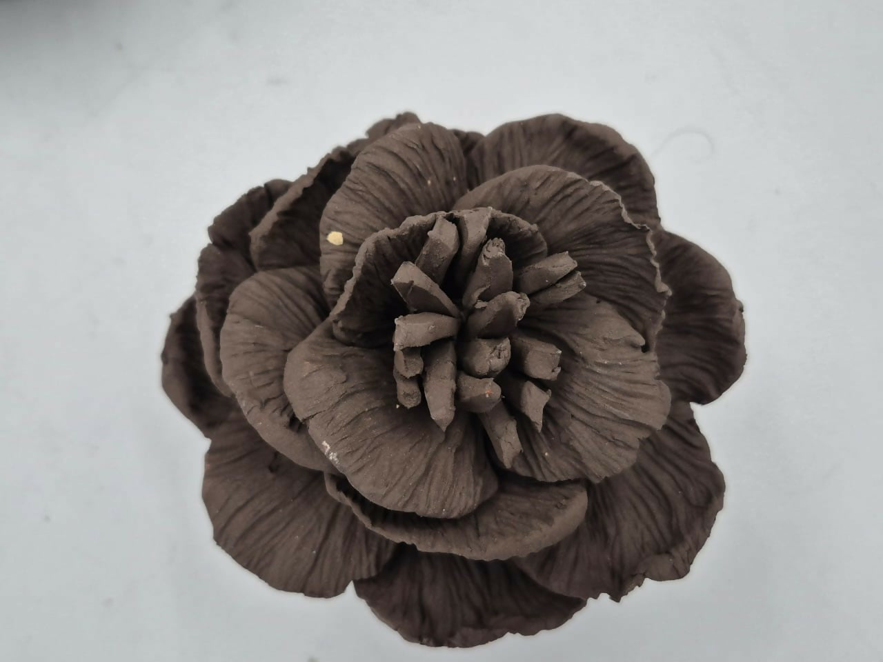 Set flores decorativas de cerámica gres