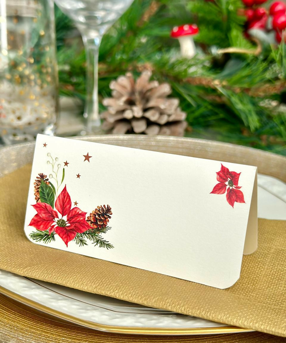 place card flor roja 1