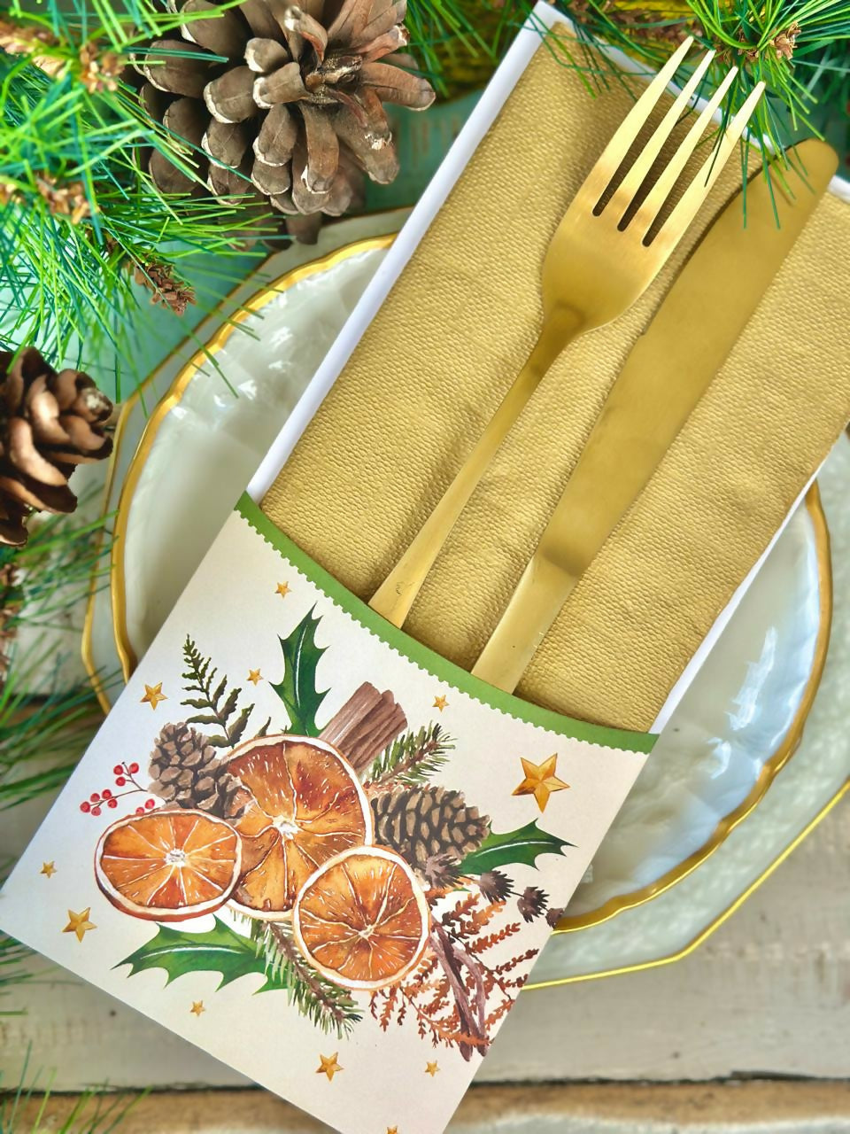 porta cub Corona naranja canela