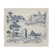 Set de Individuales Toile de Jouy Azul - Linet Natural,