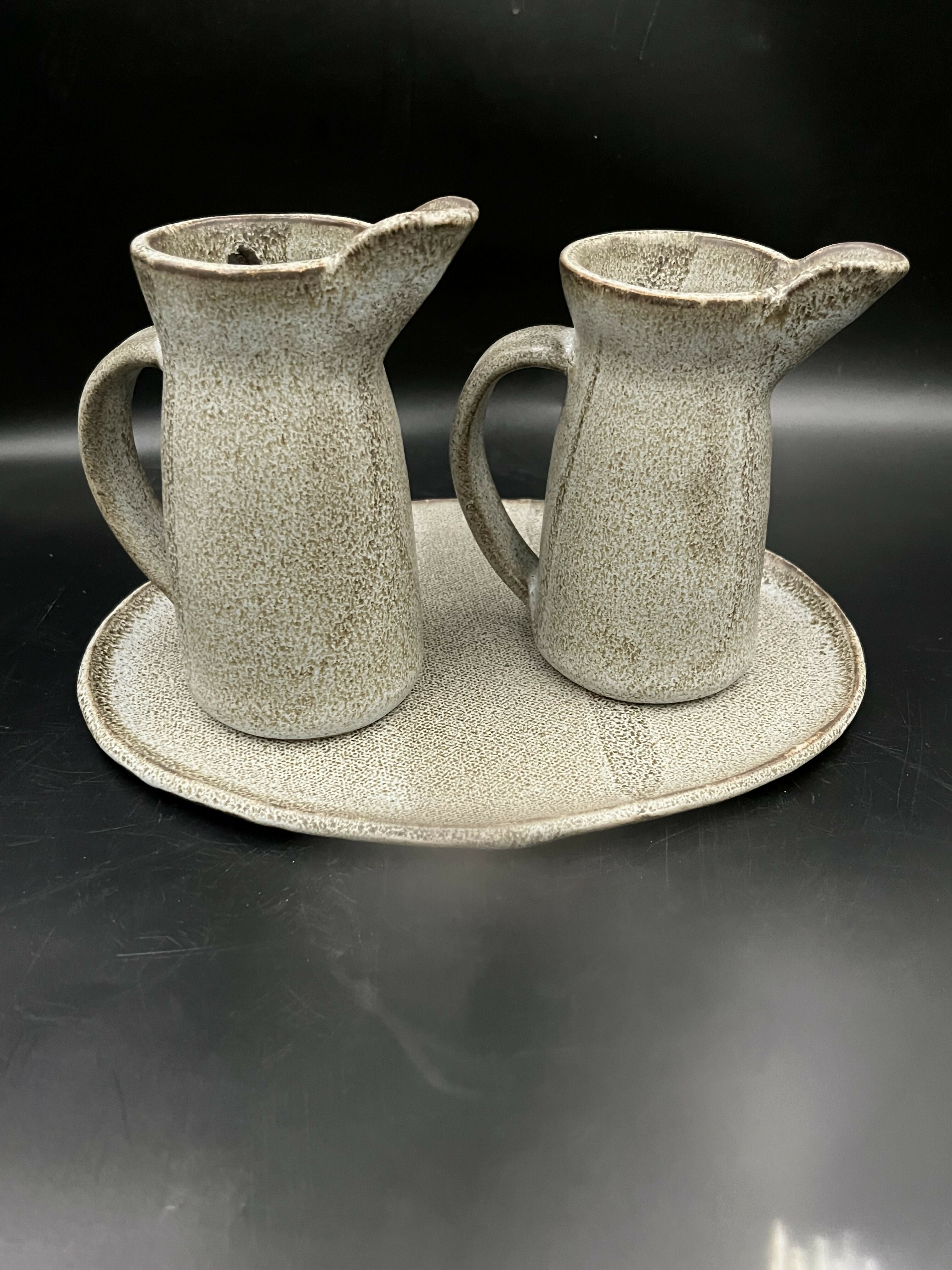 Alcuza de cerámica gres