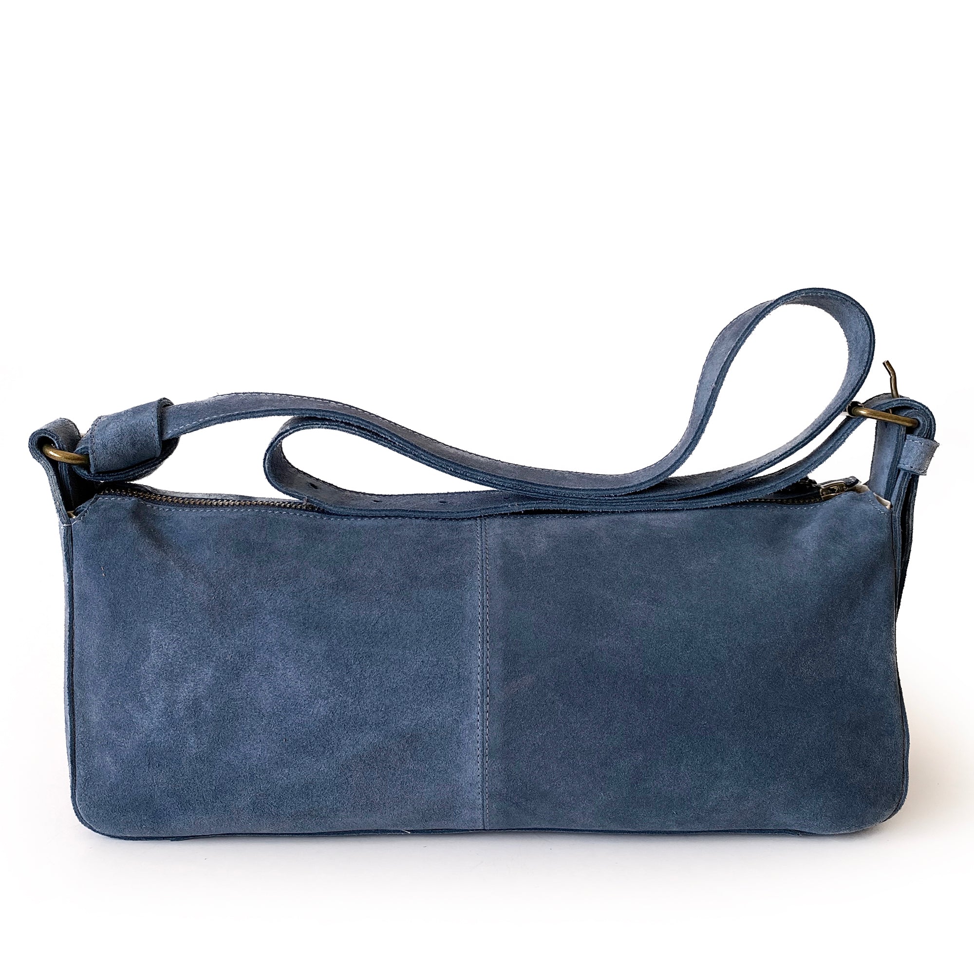 Cartera de cuero modelo REBECA azul