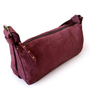 Cartera de cuero modelo REBECA burdeos