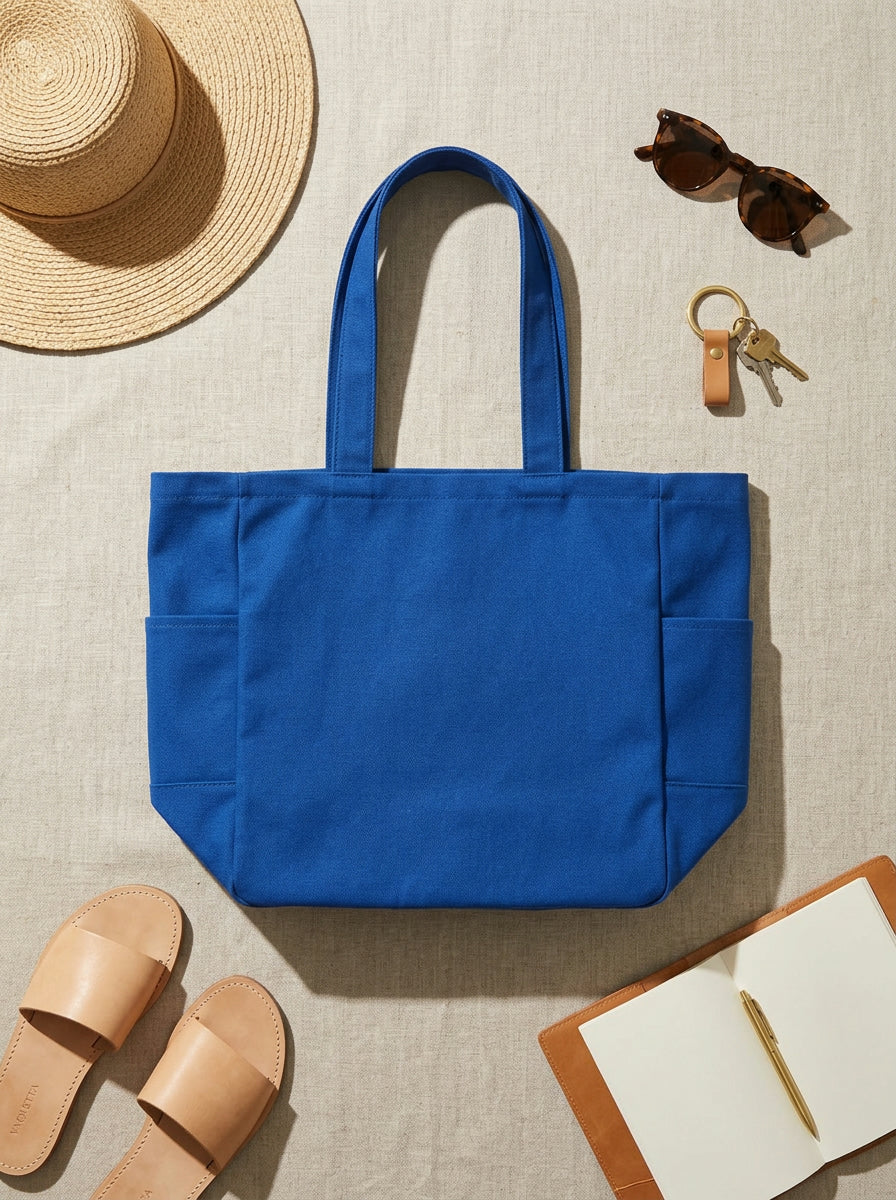 Bolsa reutilizable 40 x 40 cms. Royal/Royal