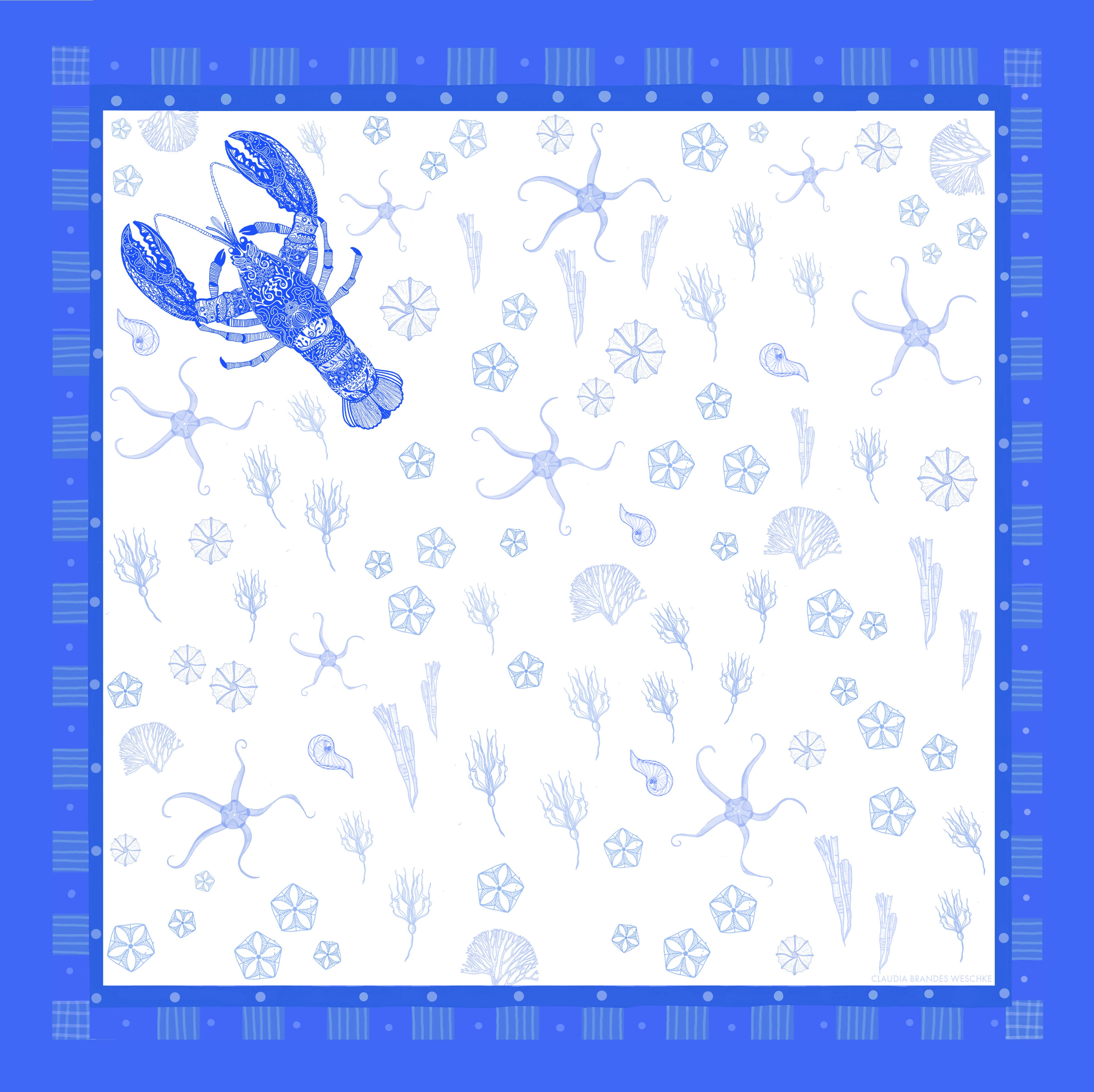 Set 4 servilletas de genero MAR