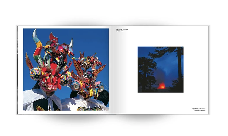 LIBRO RECORRIENDO CHILE - Una larga y delgada franja de colores