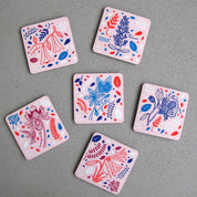 SET 6 POSAVASOS / FLORA NATIVA