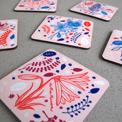 SET 6 POSAVASOS / FLORA NATIVA