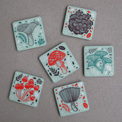 SET 6 POSAVASOS / REINO FUNGI