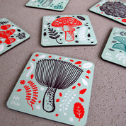 SET 6 POSAVASOS / REINO FUNGI