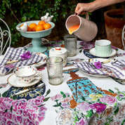 Mantel Peonías - Lino Poliéster