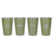 SET DE VASOS ACERO 480 ML