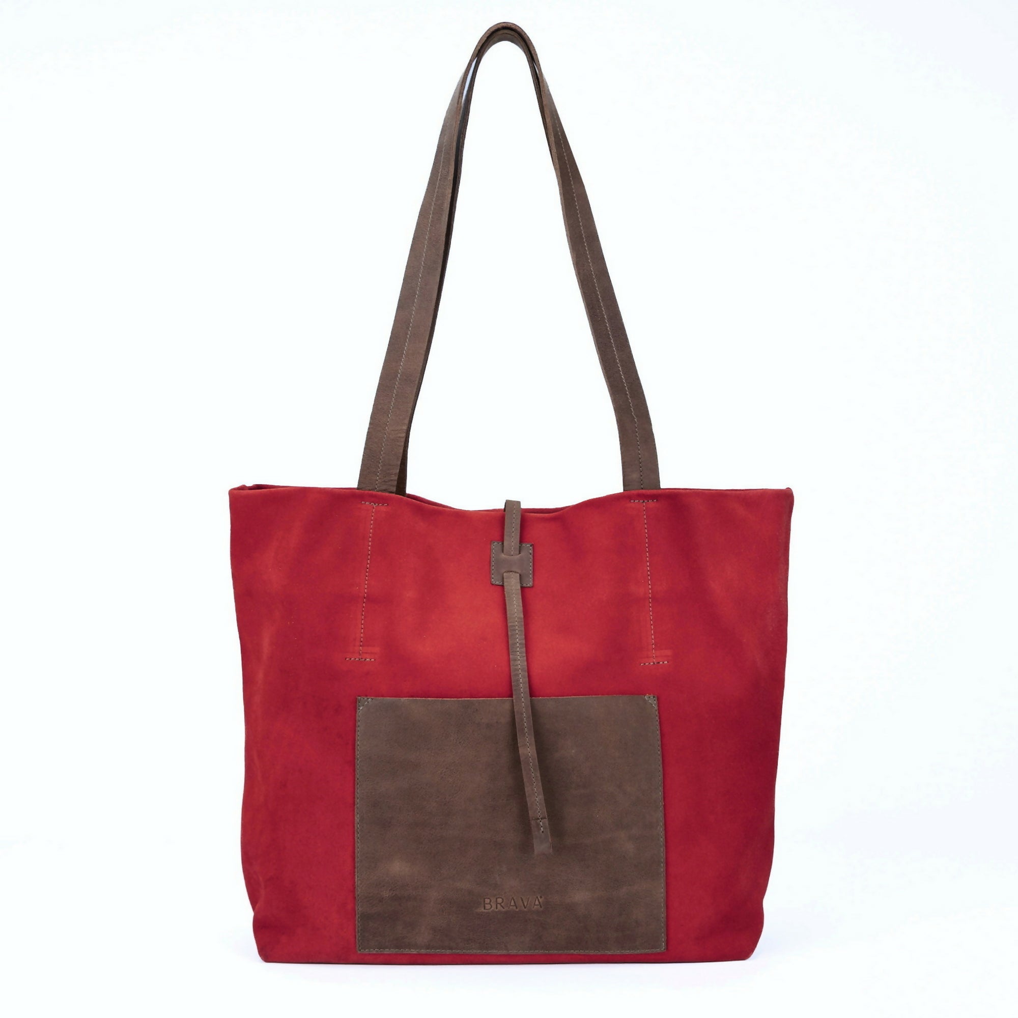 Cartera de cuero modelo JANE Rojo