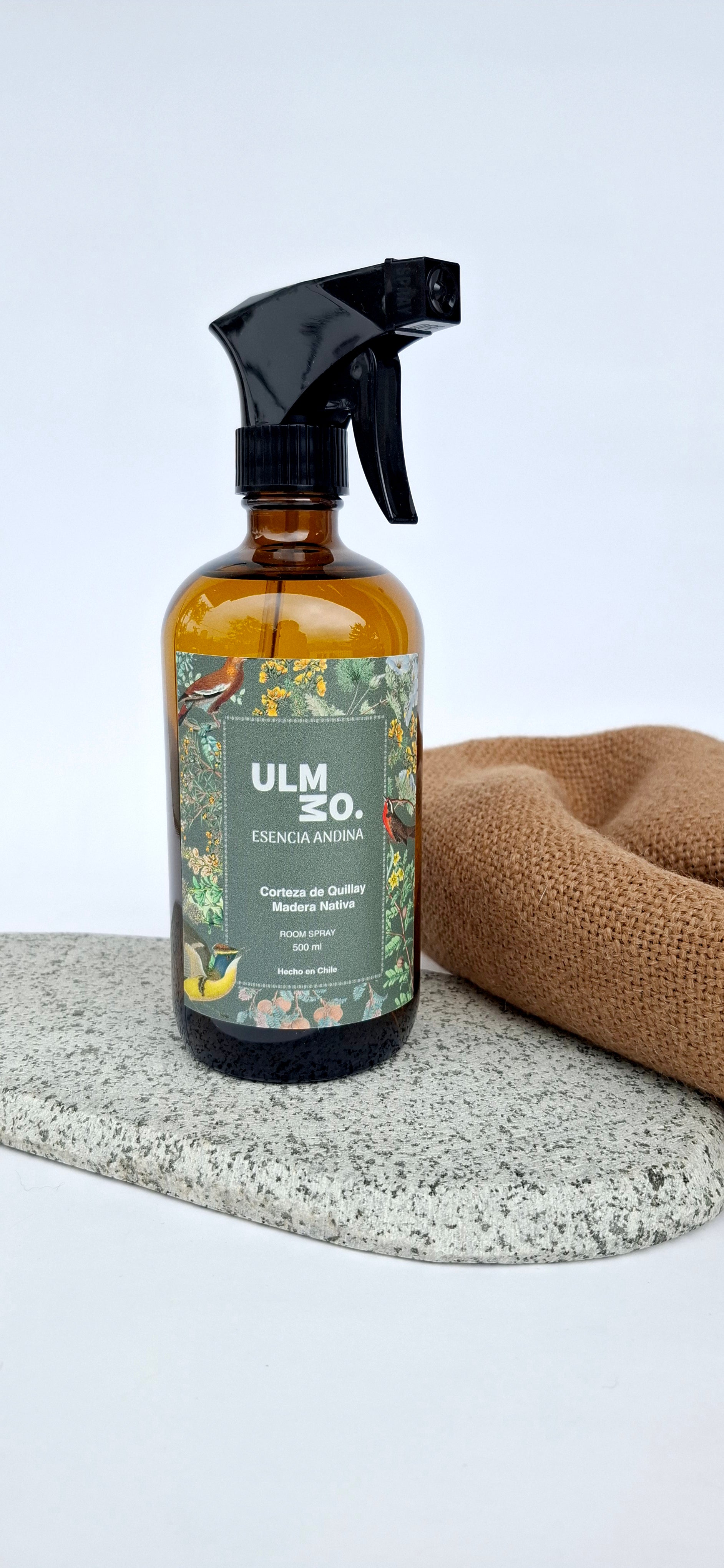 Room Spray Quillay y Maderas Nativas 450 ml vidrio