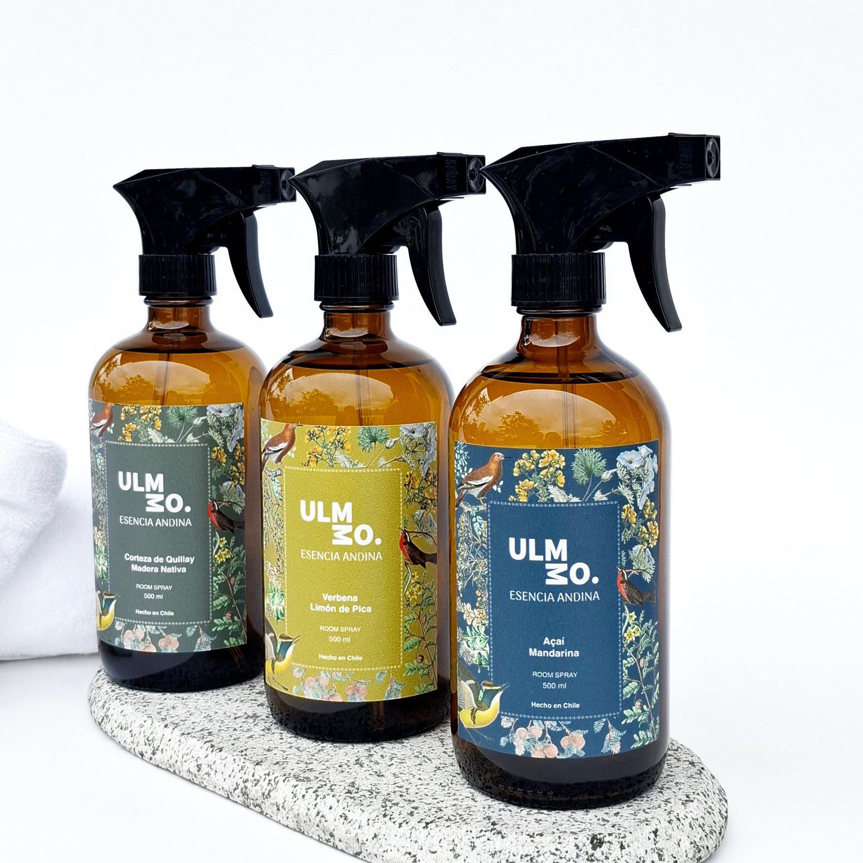 Room Spray Quillay y Maderas Nativas 450 ml vidrio - Creado en Chile