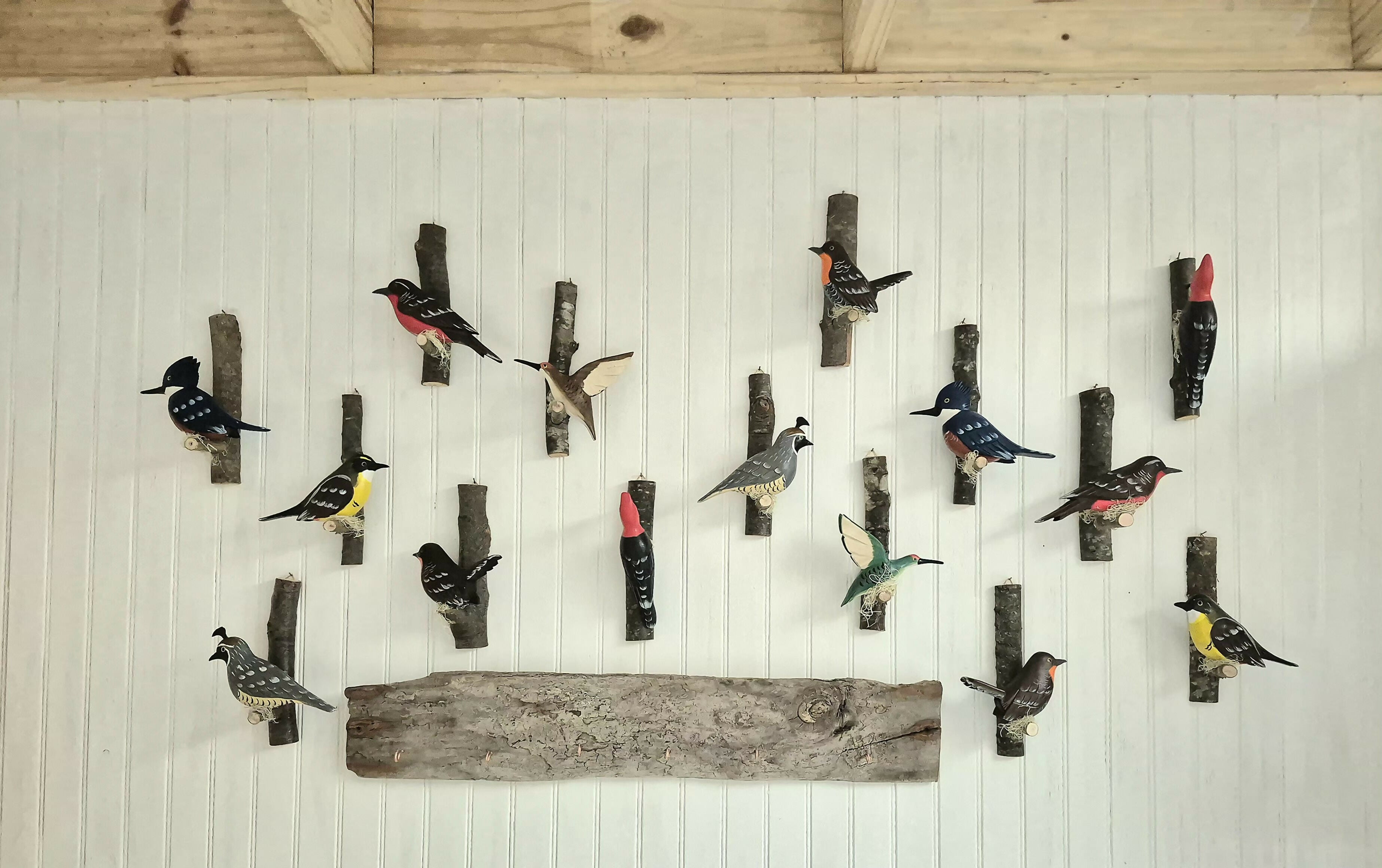 Pájaro tallado Chucao